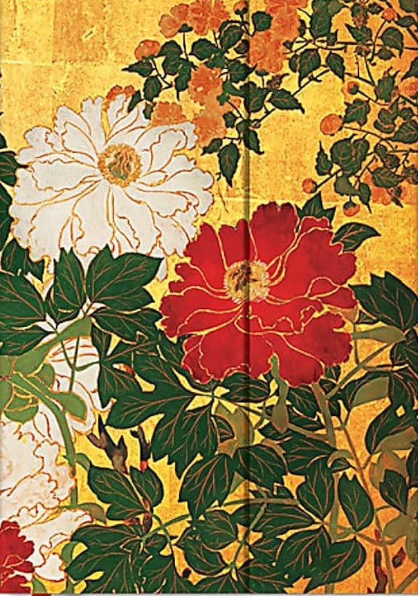 Natsu - rinpa floral - midi-rayado