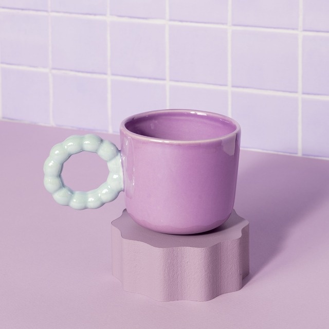 Taza sirena violeta