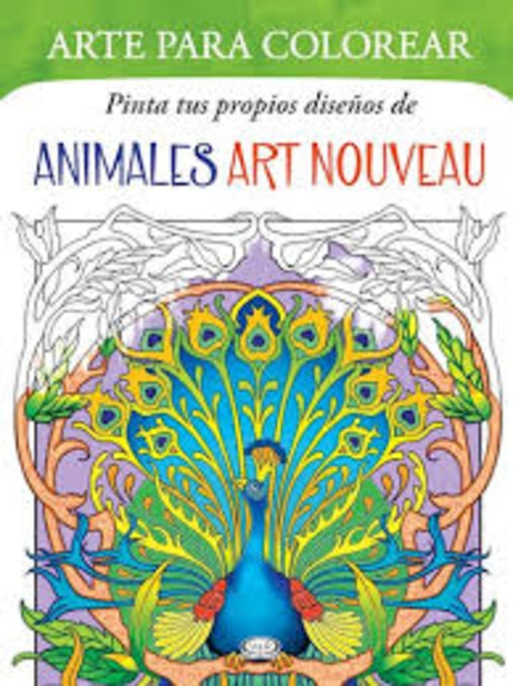 Pinta tus propios diseños de Animales Art Nouveau