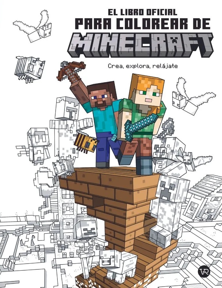 El libro oficial para colorear de Minecraft