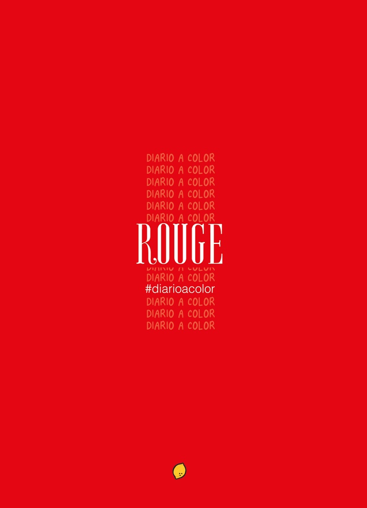 Diario a color. Rouge