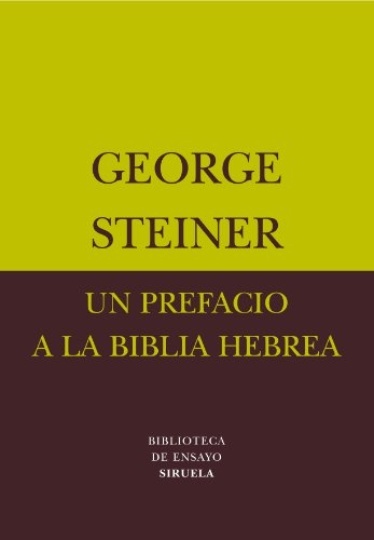 Un Prefacio A La Biblia Hebrea