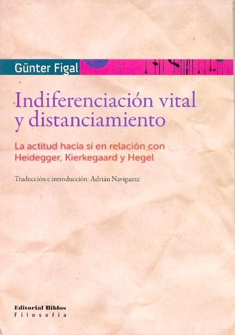 Indiferenciacion vital y distanciamiento