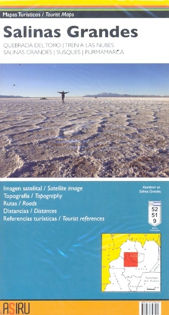 Mapas turisticos. Salinas grandes