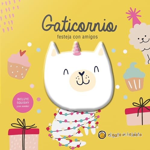 Gaticornio festeja con amigos