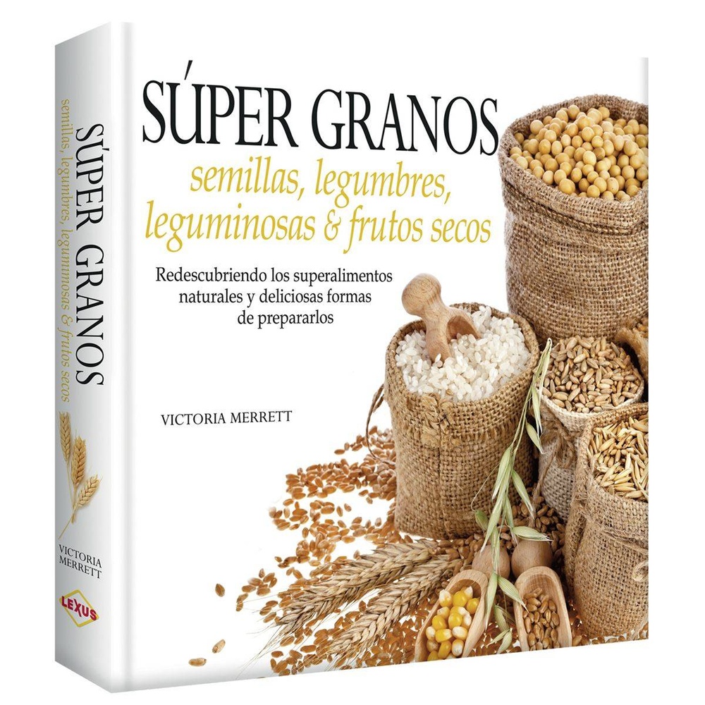 Super granos semillas, legumbres, leguminosas, frutos secos