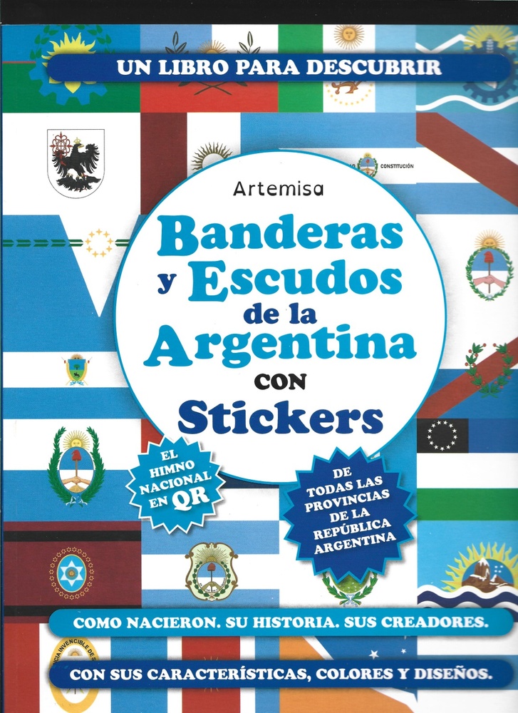 Banderas y escudos de la Argentina con stickers