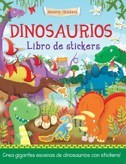Dinosaurios Libro De Stickers