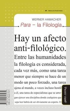 Para-la Filología /95 Tesis sobre la Filología