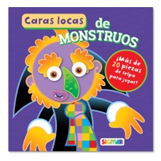 Caras locas de monstruos