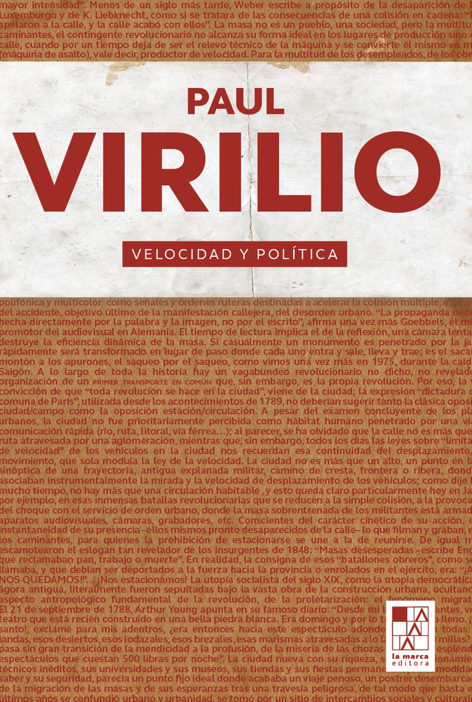 Velocidad y política [2da. Edición]