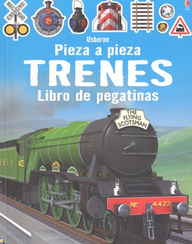 Trenes. Pieza a pieza. Pegatinas