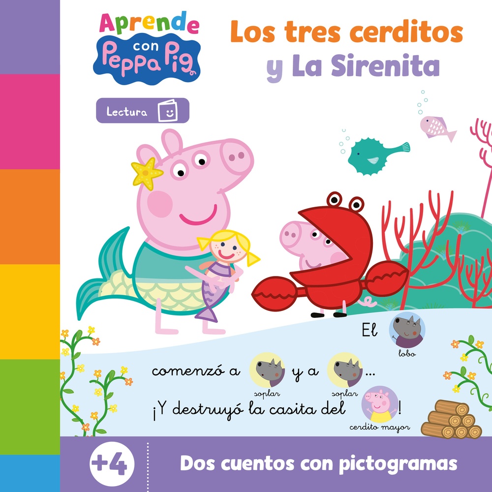 Aprende con Peppa. los tres cerditos