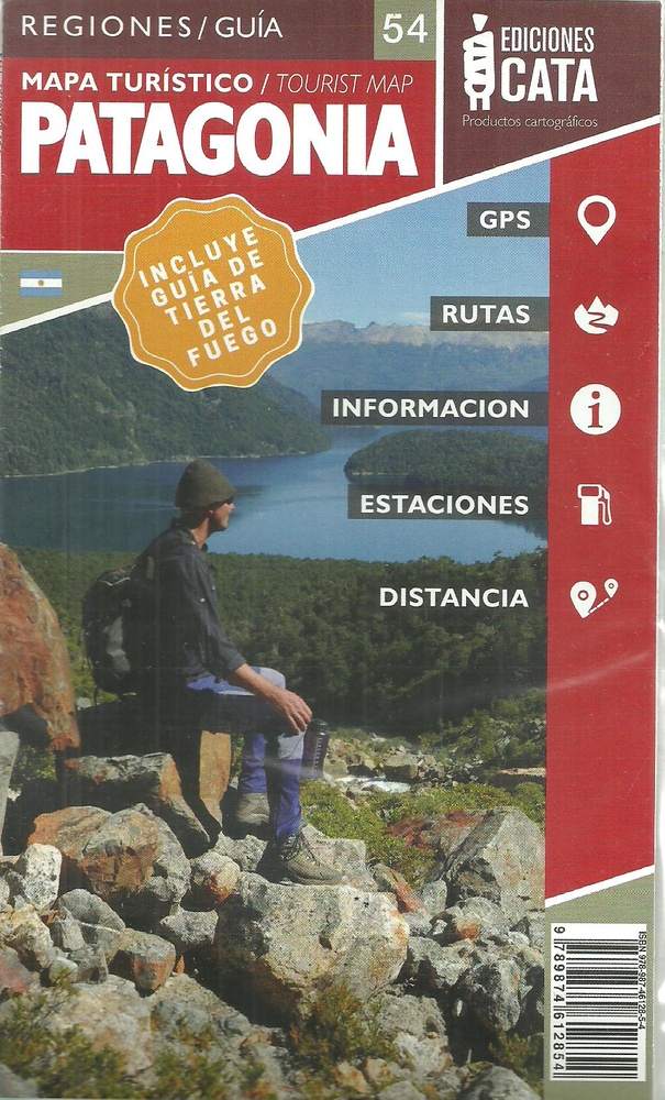 Mapa Turístico Patagonia Tierra Del Fuego (2018)