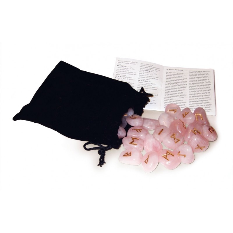 Cuarzo Rosa ( Libro + Runas )