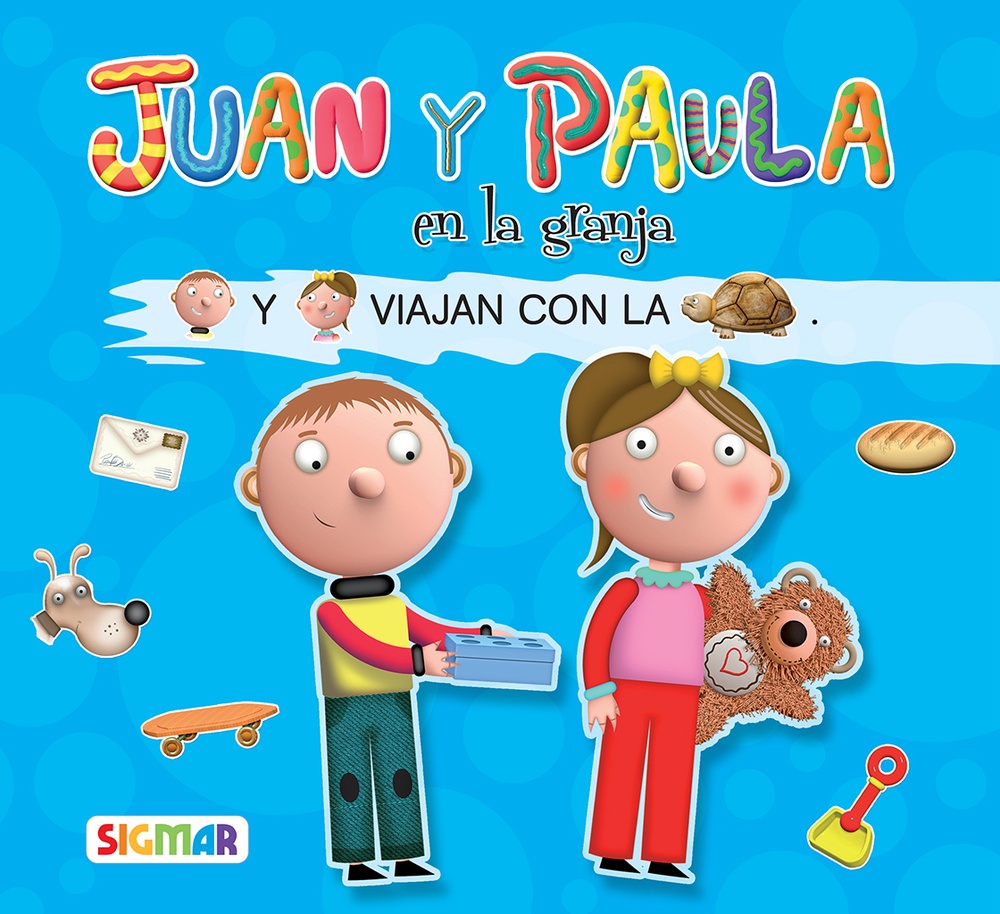 Juan y Paula en la granja