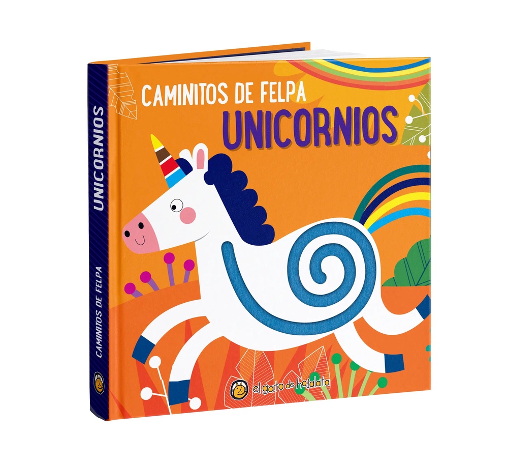 Caminitos de felpa unicornios