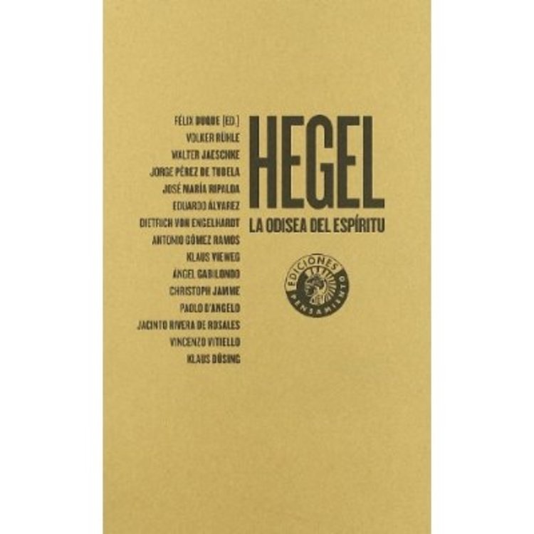 Hegel. La odisea del espiritu