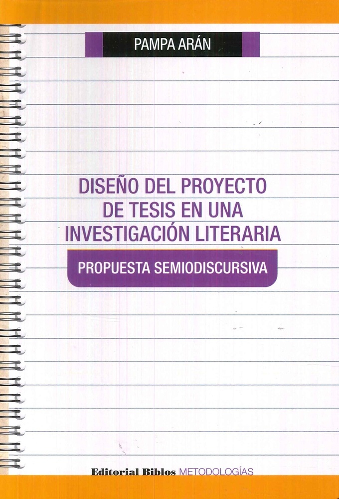 Diseño del proyecto de tesis en una investigación literaria