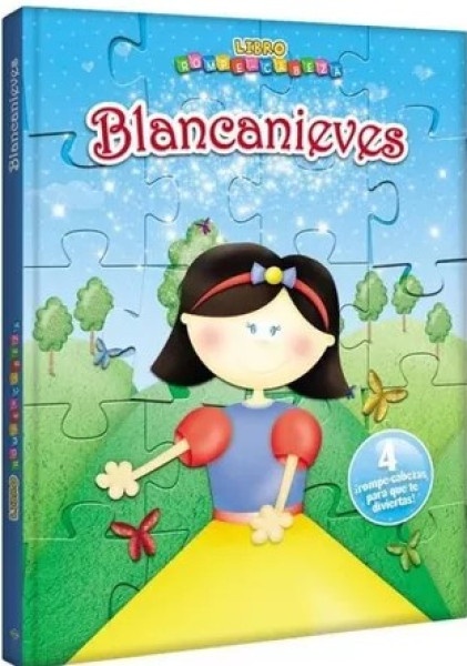 Blancanieves rompecabezas de carton