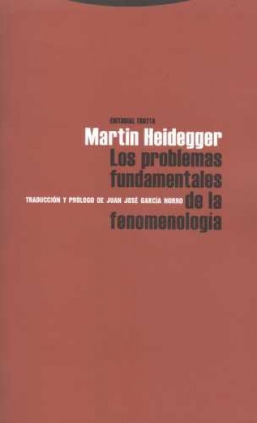 Los Problemas fundamentales de la fenomenología