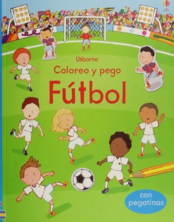 Futbol. Coloreo y pego