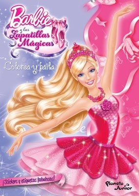 Barbie y las zapatillas magicas pinta y sueña