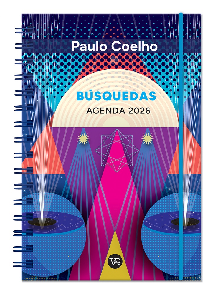 Agenda Paulo Coelho 2026 - anillada: busquedas / cyan