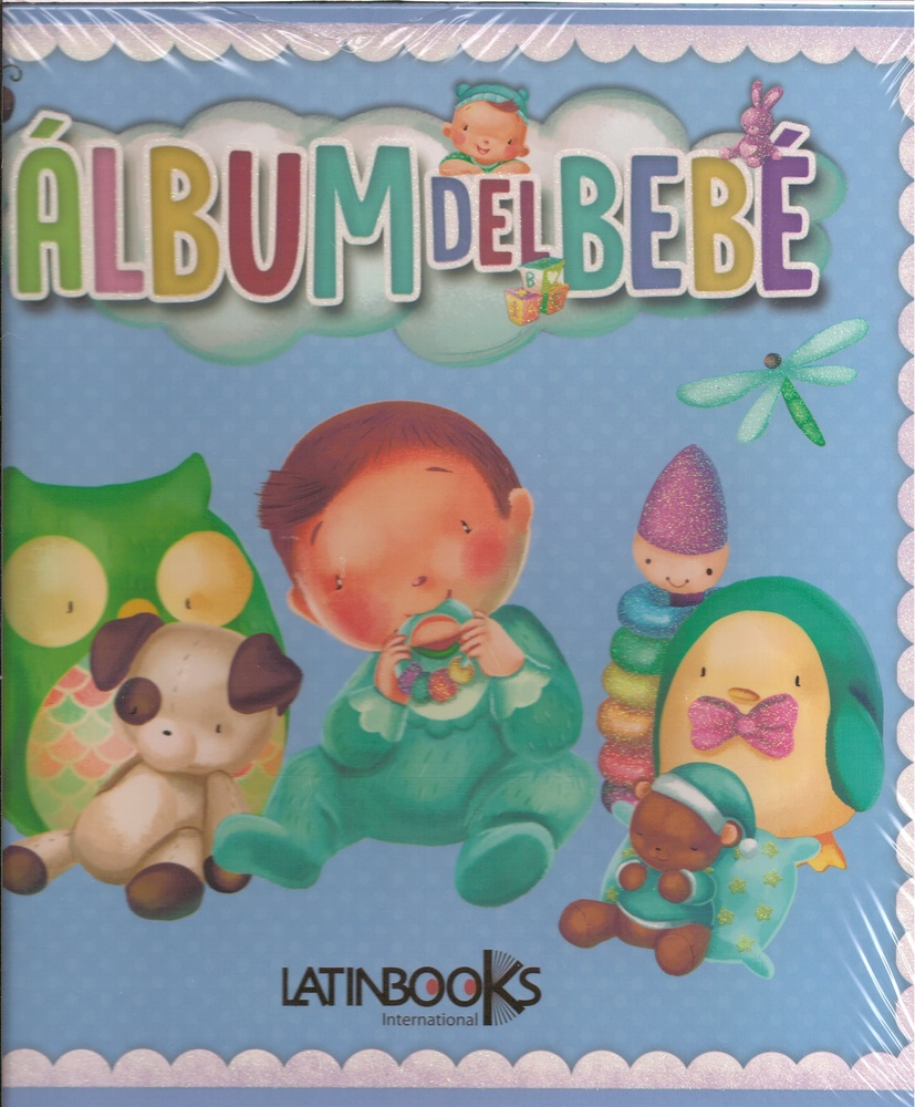 Libro bebe celeste