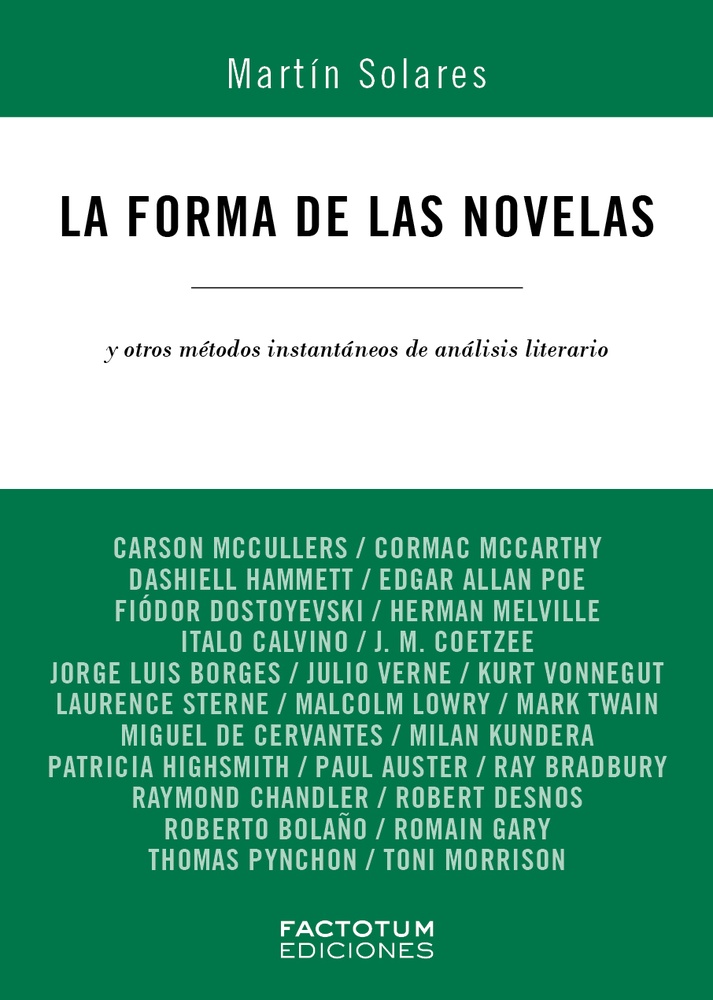 La forma de las novelas