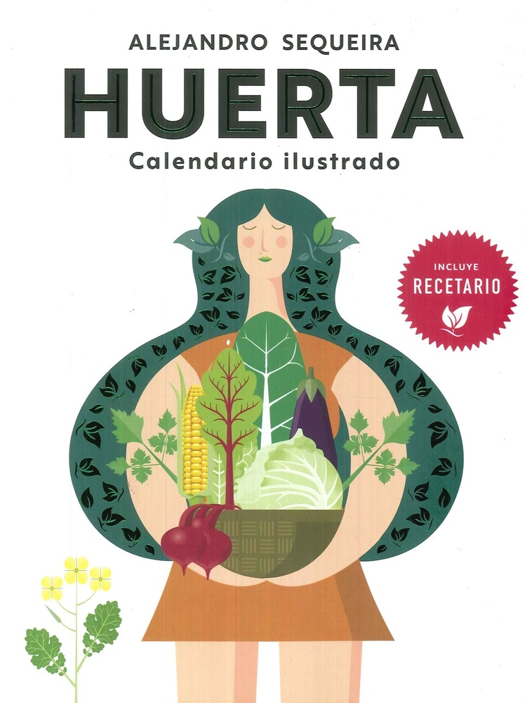 Huerta. Calendario ilustardo