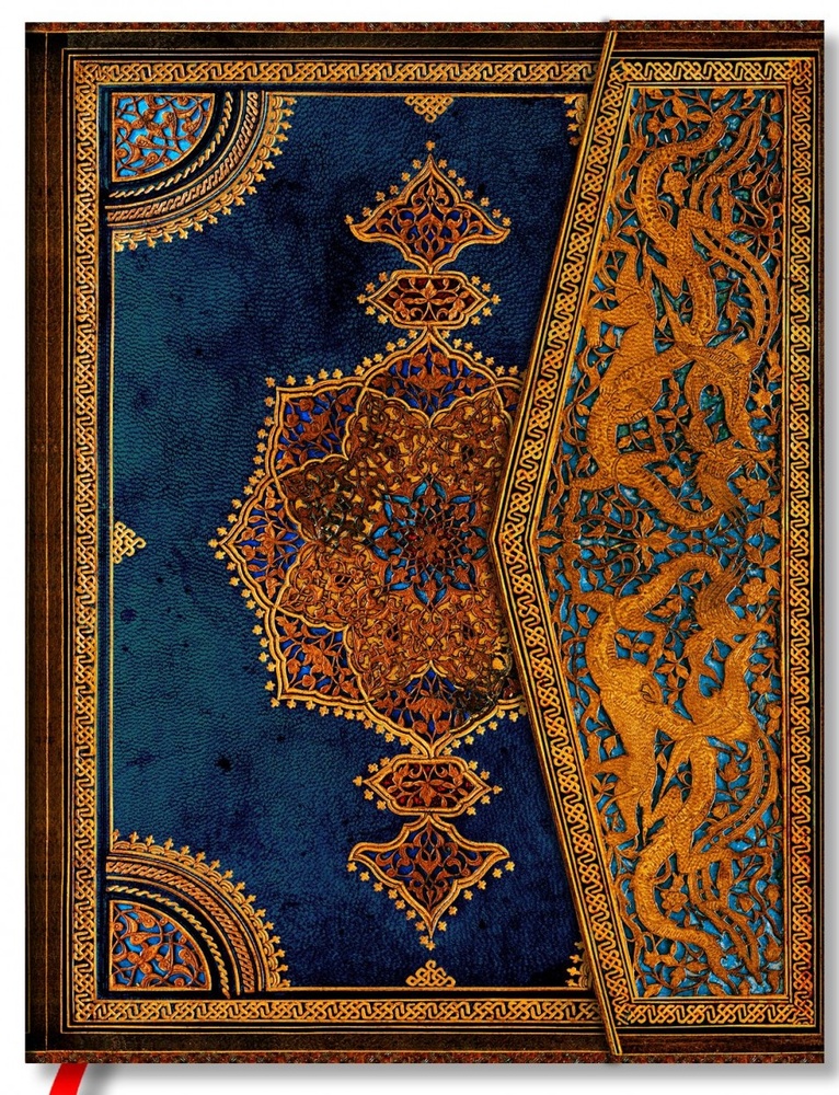 Safavid indigo ultra-rayado