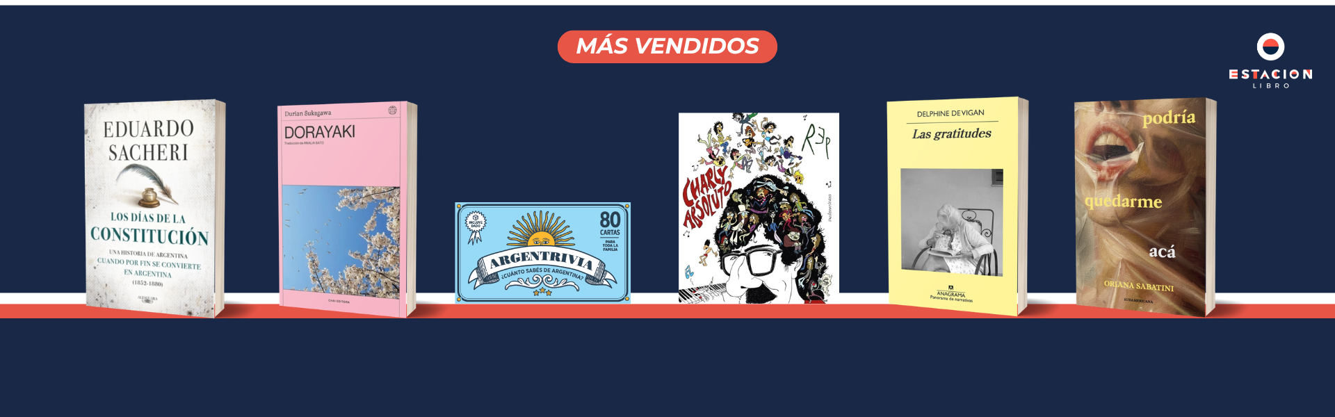 Más vendidos JULIO 26