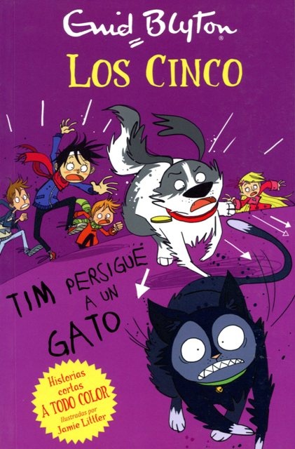 tim persigue a un gato . los cinco (r)