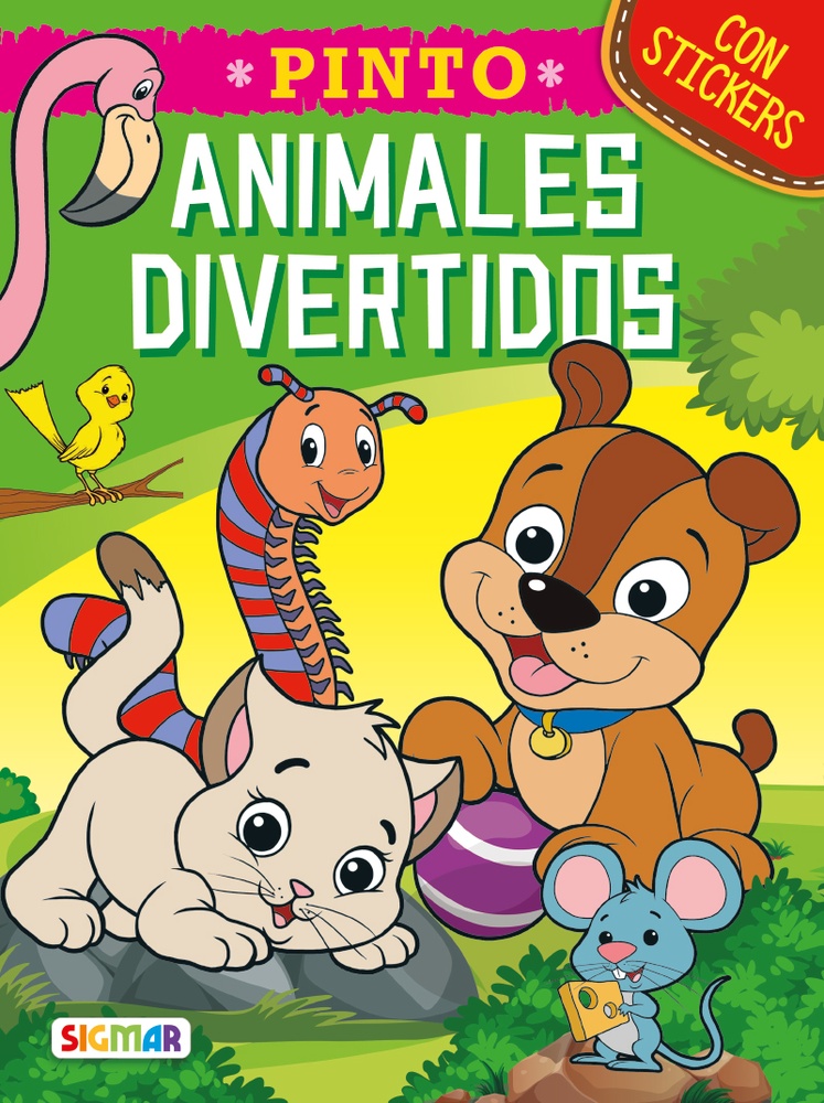 Pinto animales divertidos