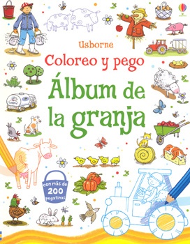 Álbum de la granja. Coloreo y pego