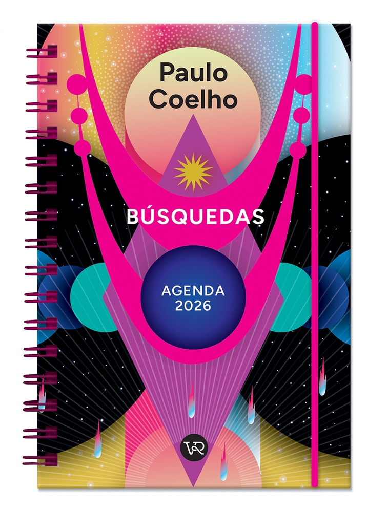 Agenda Paulo Coelho 2026 - anillada: busquedas / magenta