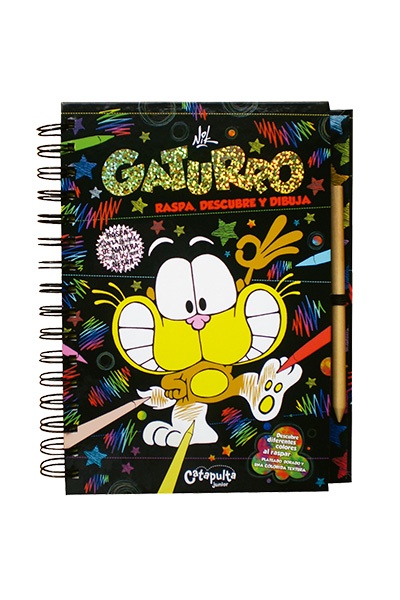 Raspa, descubre y dibuja - Gaturro