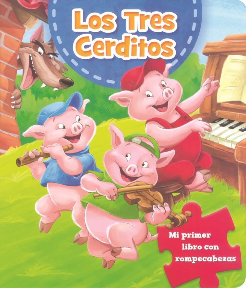 Mi Primer Libro Con Rompecabezas - Los Tres Cerditos