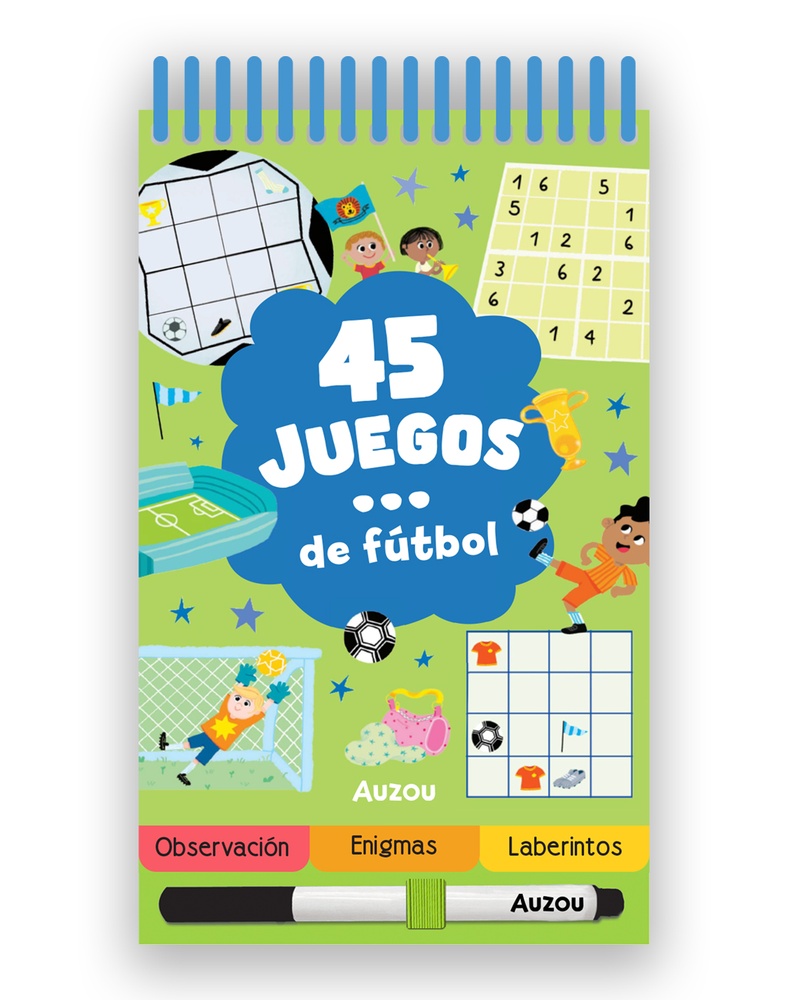 45 juegos ¡de fútbol!