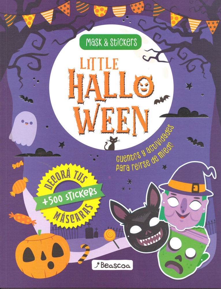 Little halloween - mask & stickers