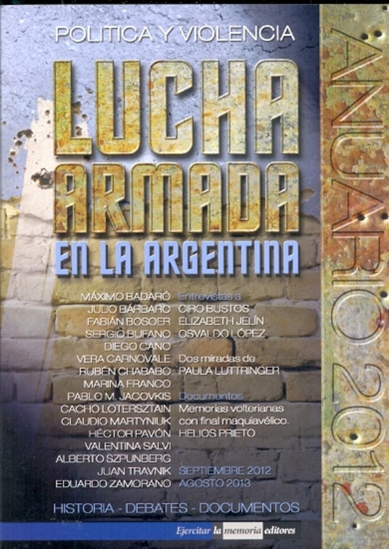 Lucha armada. Anuario 2012