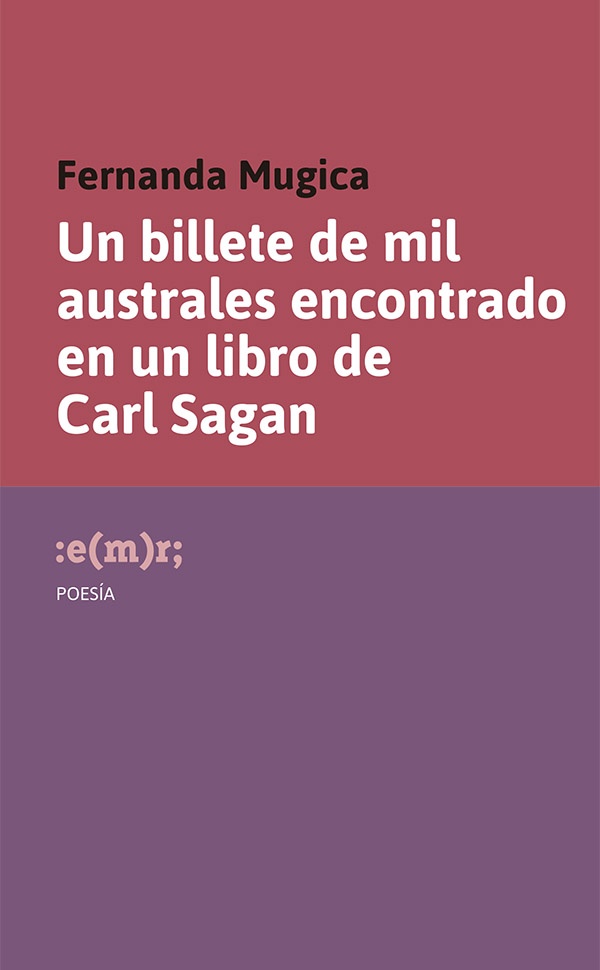 Un billete de mil australes encontrado en un libro de Carl Sagan
