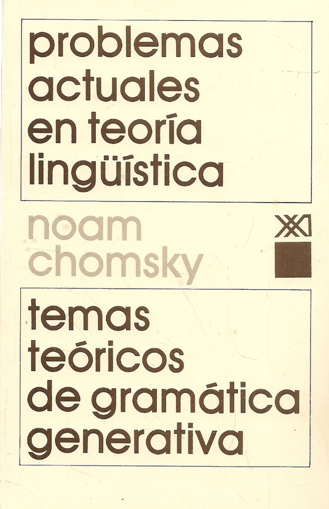 Problemas actuales en teoria lingüistica