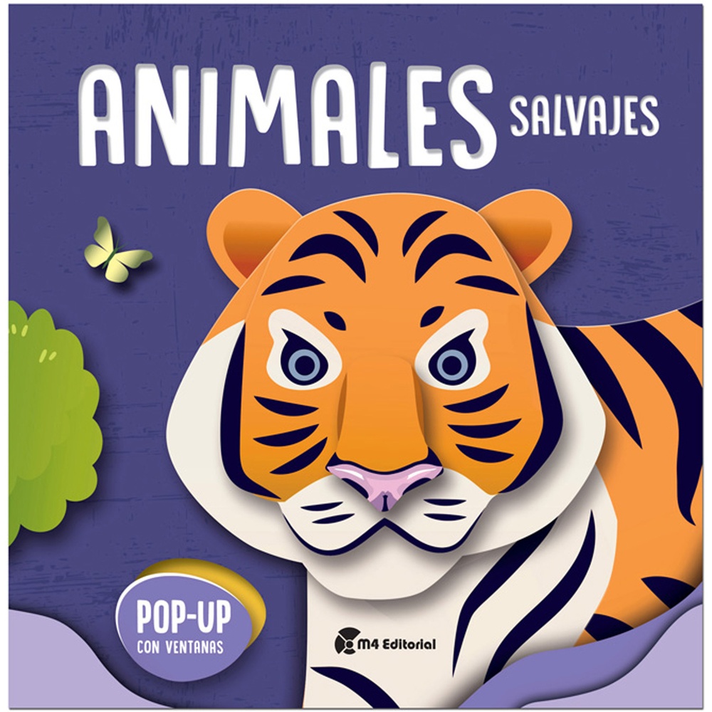 Animales salvajes Pop-up con ventanas