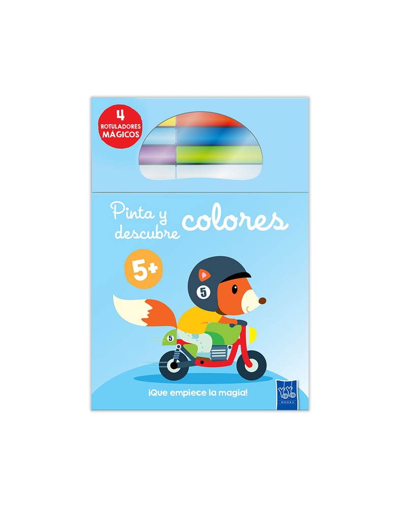 Pinta y descubre colores: Zorro