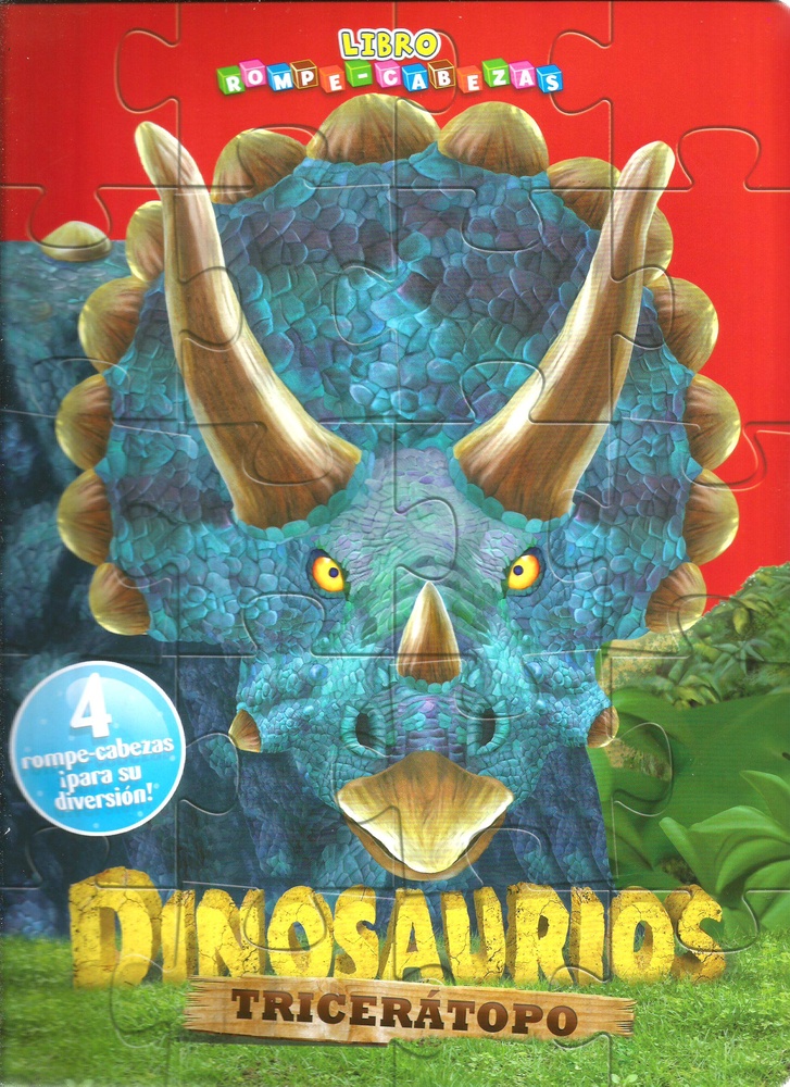 Increibles dinosaurios triceratopo rompecabeza