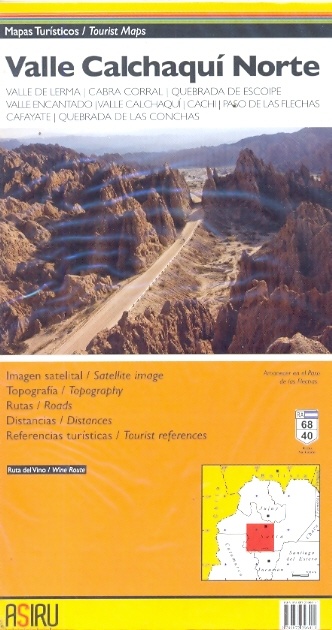 Mapas turisiticos. Valle Calchaqui Norte