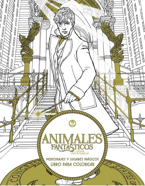 Animales fantásticos - Libro para colorear