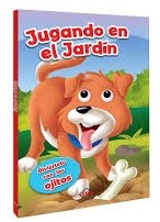 Jugando en el jardin con ojitos movibles